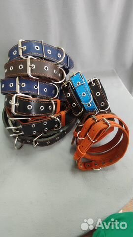 Ошейники, поводки, шлейки