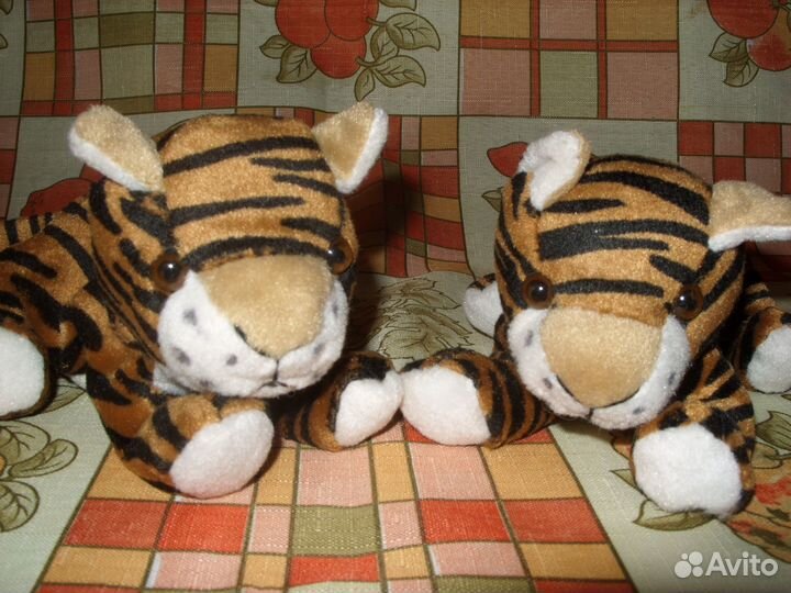 Игрушки мягкие за 2 шт