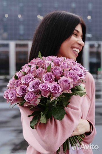 Букет роз с беспл. доставкой