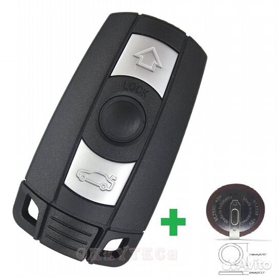 Корпус ключа BMW + аккумулятор