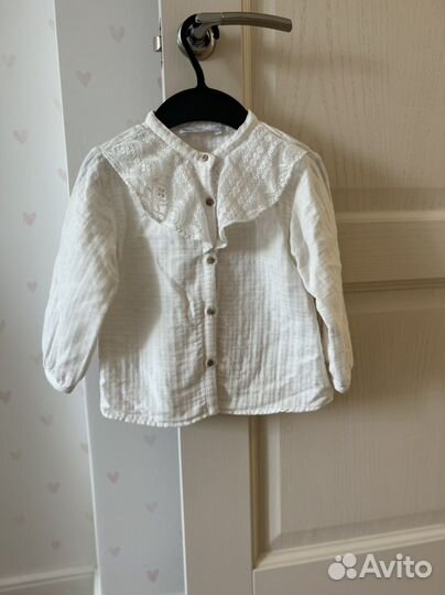 Рубашка zara для девочки