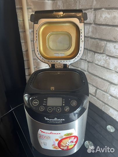 Хлебопечка moulinex nutribread+