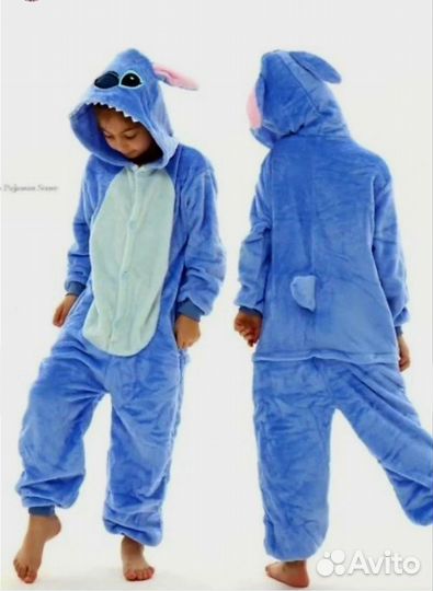 Кигуруми пижама Стич 100, 110, 120,130