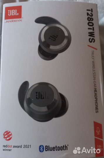 Беспроводные наушники jbl новые