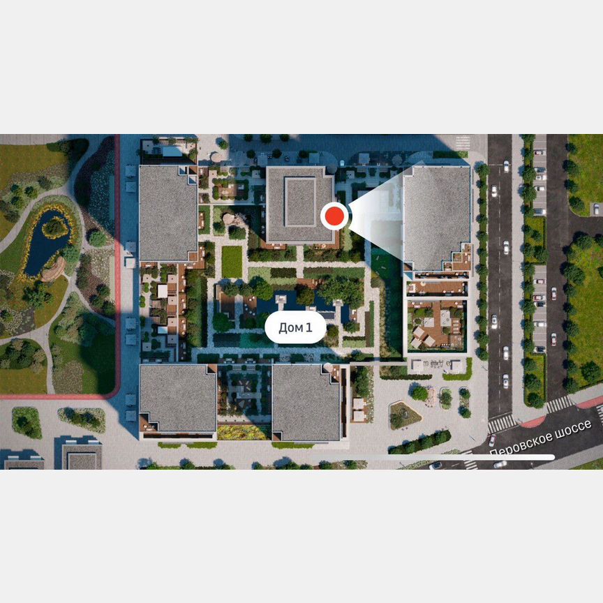 1-к. квартира, 48,1 м², 4/15 эт.