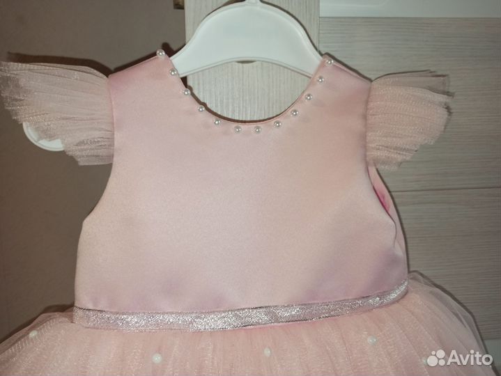 Пышное платье на годик 80,платье зефирки