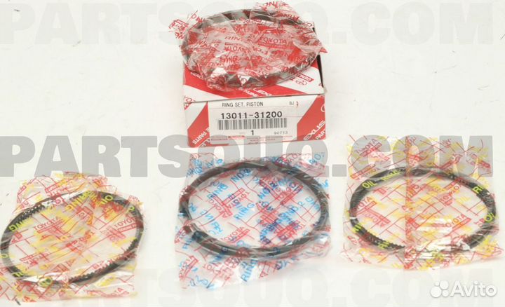 Toyota land cruiser 150 1GR-FE кольца поршневые