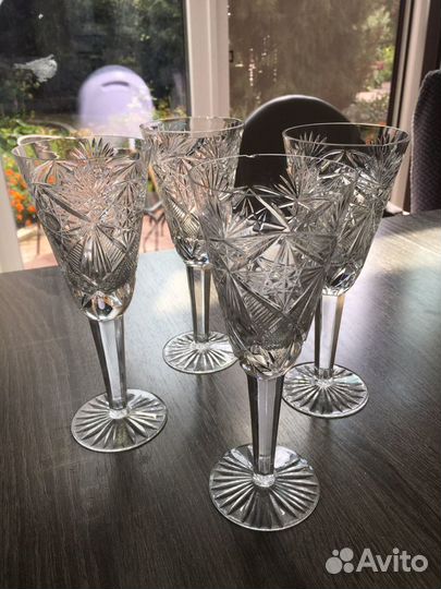 Хрустальные бокалы СССР