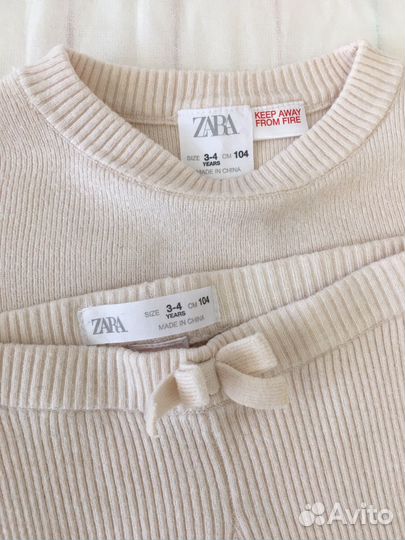 Костюм детский zara для девочки 98-104