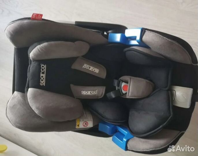 Автолюлька+автокресло sparco corsa