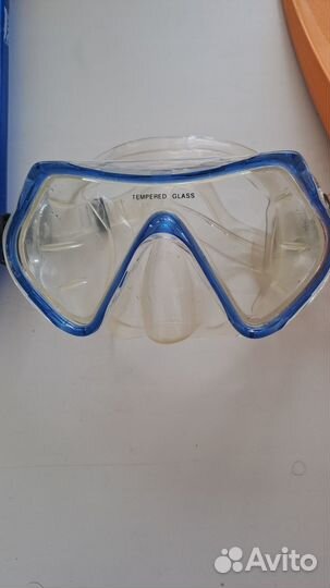 Ласты для плавания детские 32-34 р-р маска трубка