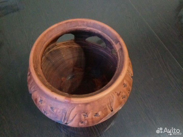 Кашпо керамическое