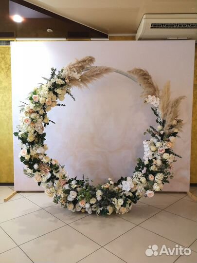 Свадебное оформление, декор, фотозона, президиум