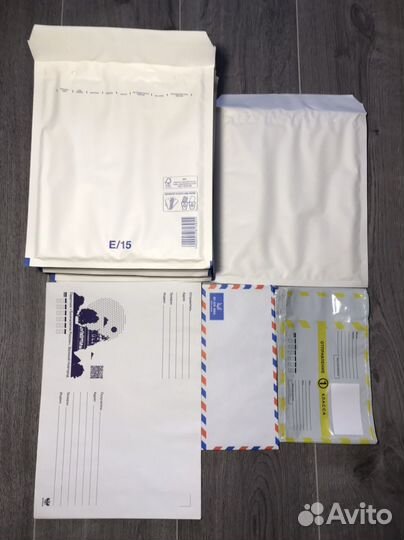 Почтовые пакеты, конверты