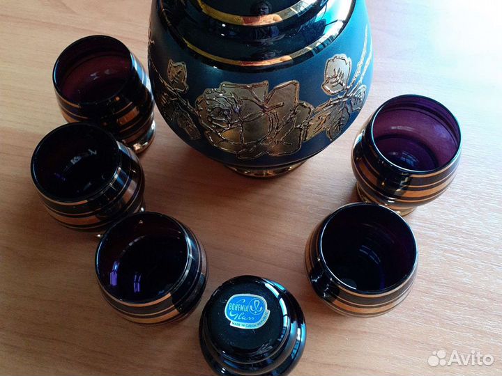 Штоф с рюмками, Bohemia