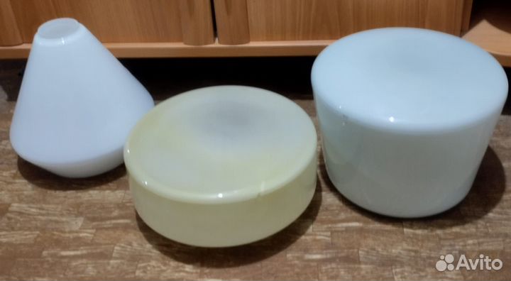 Плафон СССР молочное стекло