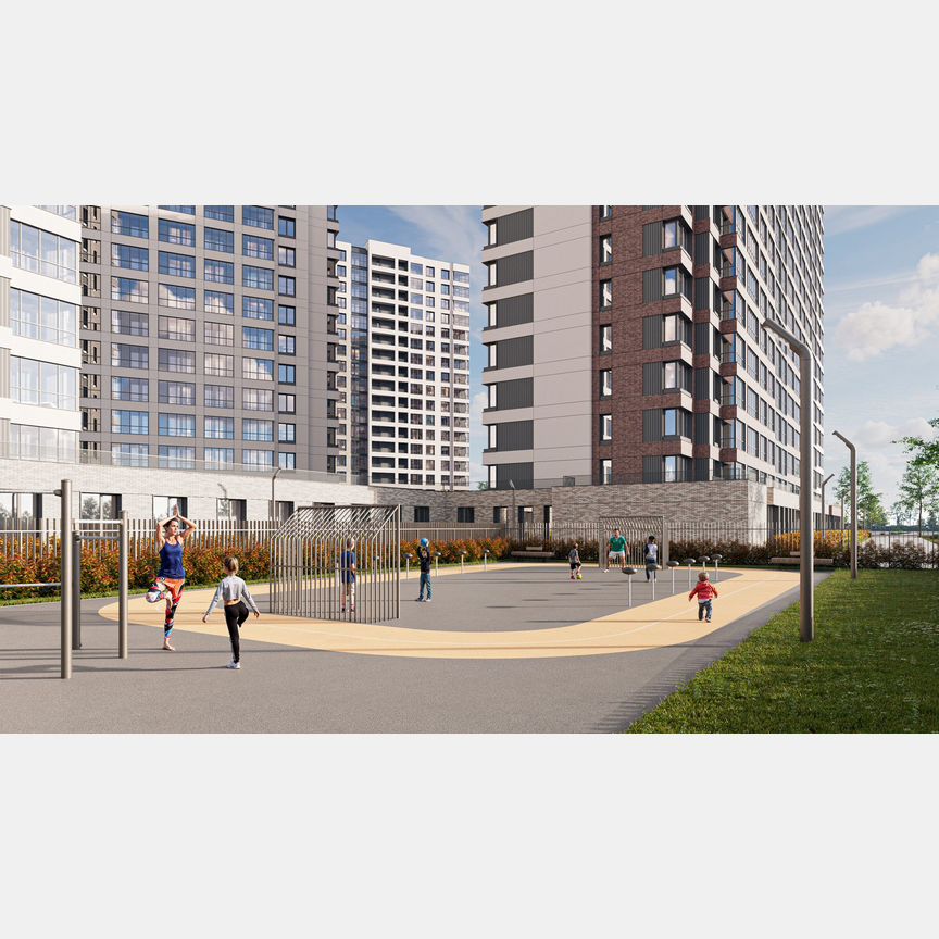 1-к. квартира, 42 м², 12/18 эт.