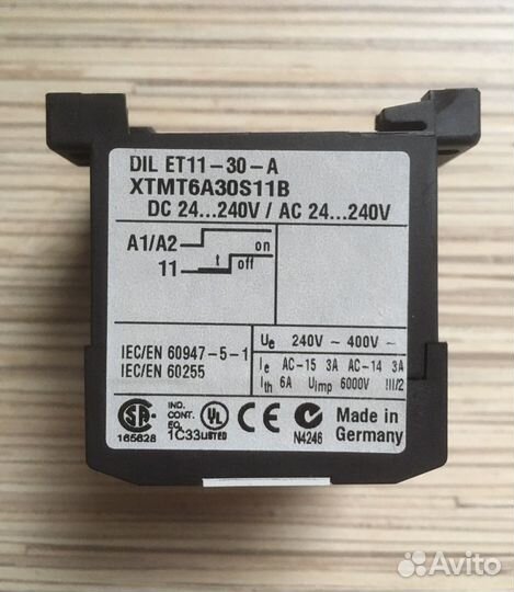 Реле времени Eaton DIL ET 11-30-A