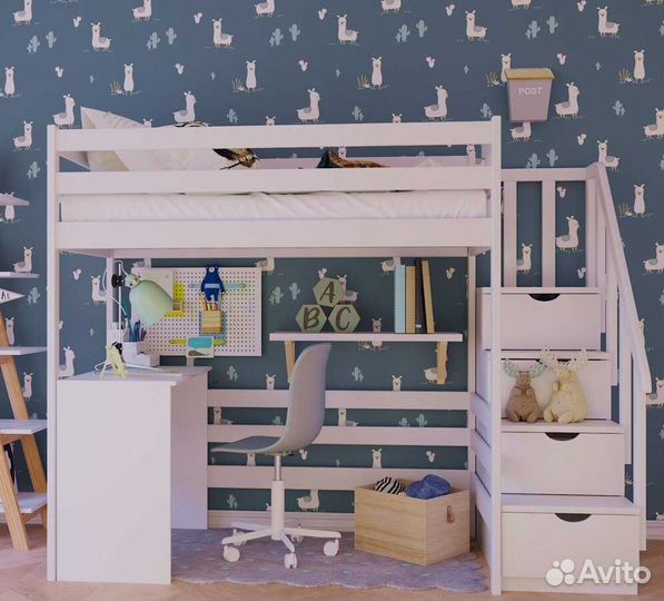 Кровать чердак