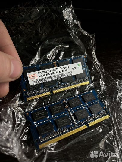 Оперативная память для ноутбука (2х2gb)