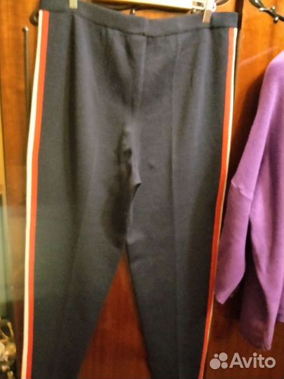 Брюки с лампасами.Трикотаж Италия