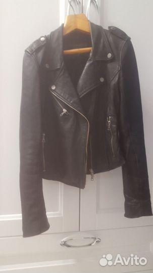 Кожаная куртка zara