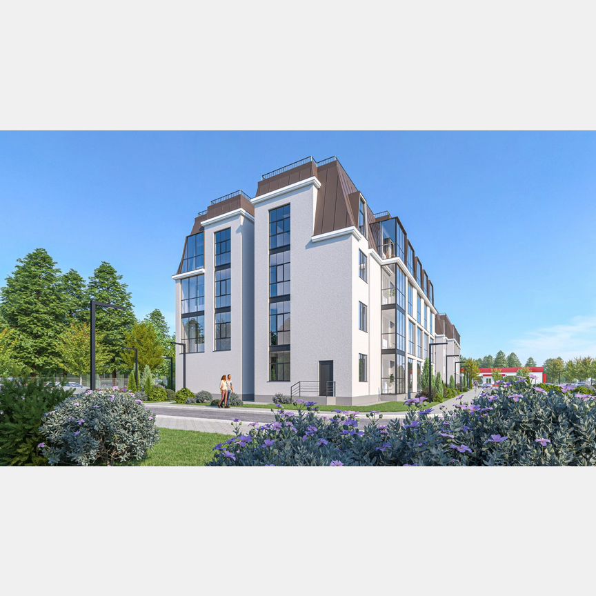 2-к. квартира, 40,7 м², 1/4 эт.