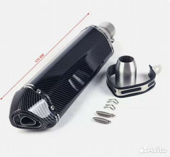 Глушитель Akrapovic акрапович 470 мм для мотоцикла