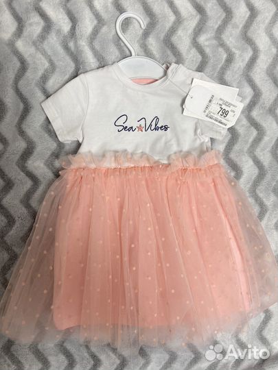 Платье для девочки 80 размер