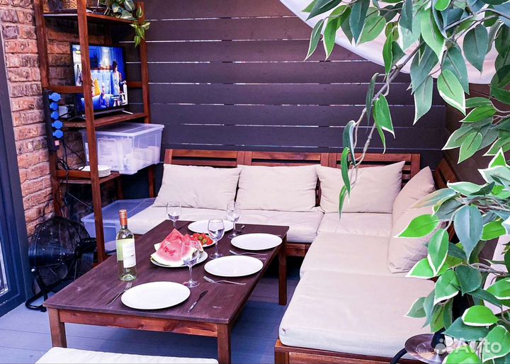 Аренда террасы с мангальной зоной