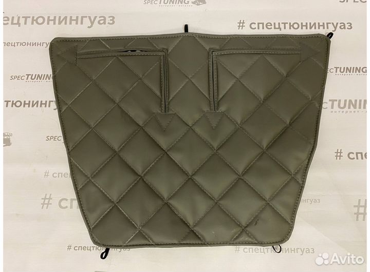 Утеплитель радиатора на Газель Бизнес черный ромб