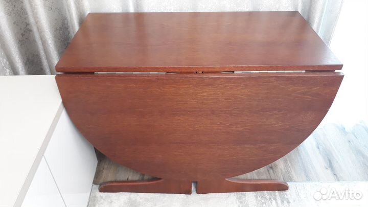 Стол обеденный овальный раздвижной 