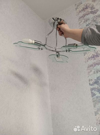 Люстра потолочная подвесная бу
