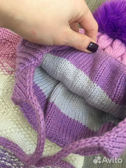 Шапка зимняя для девочки