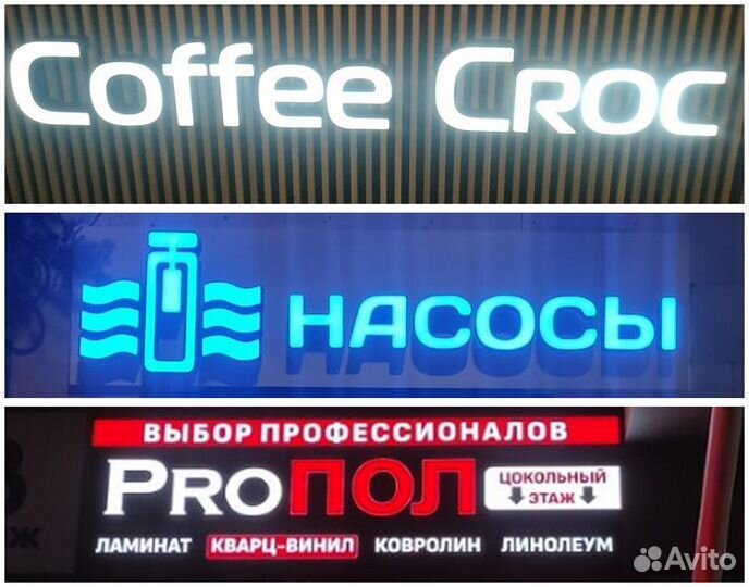 Вывеска, Наружная реклама, Купить баннер, Лайтбокс