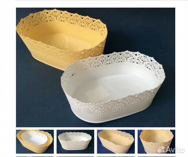 Наборы корзинок, контейнеров из прочной пластмассы