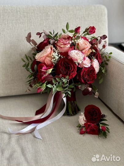 Свадебный букет невесты флорист из живых цветов