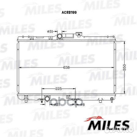 Радиатор Toyota Corolla 1.3-1.8 (Паяный) 93-02