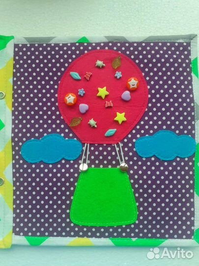 Развивающие игрушки (книжка из фетра и ткани)