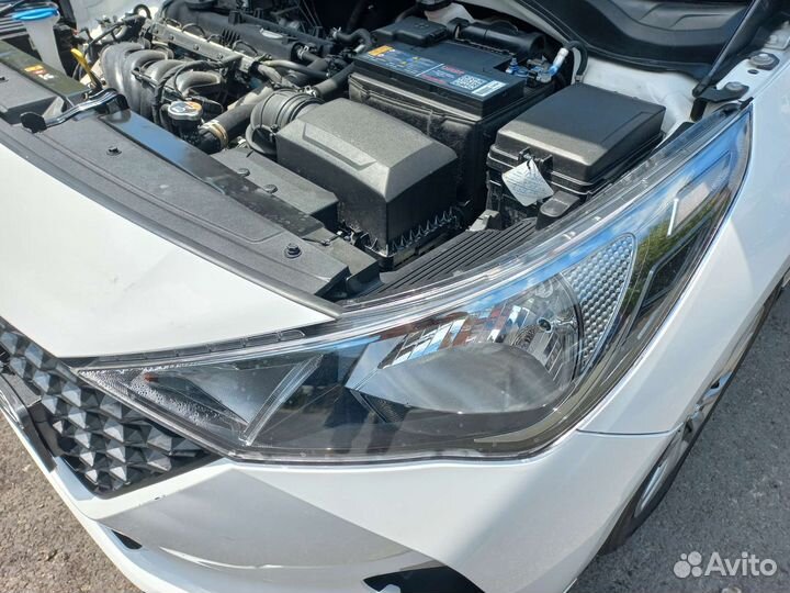 Фара левая на hyundai solaris