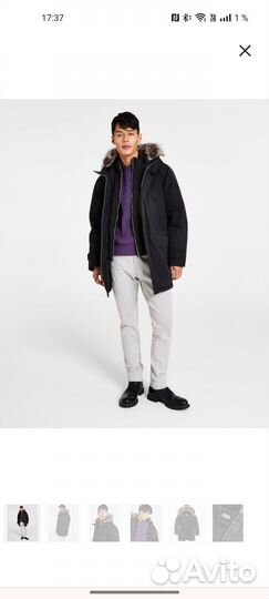 Мужская зимняя парка Michael Kors (М)