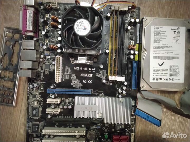 Материнская плата связка 1150 775 am2 Видеокарта