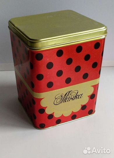 Ретро Жестяная Банка 