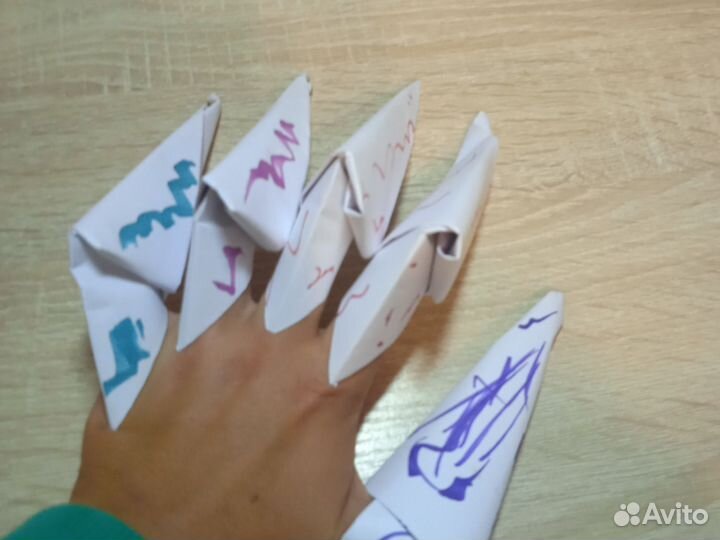 Когти из бумаги