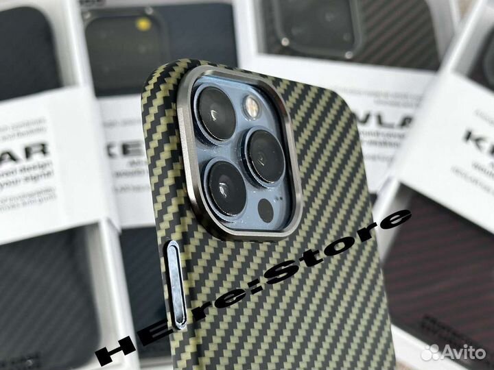 Чехол Kevlar на iPhone 12/13/14 pro/max не Pitaka