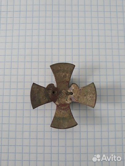 Крест 97 Лифляндского полка. Оригинал