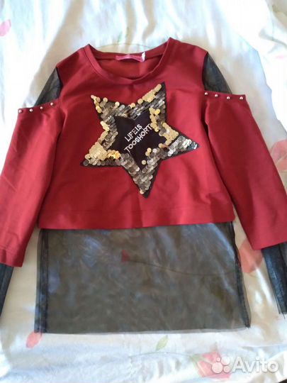 Блузка для девочки 128