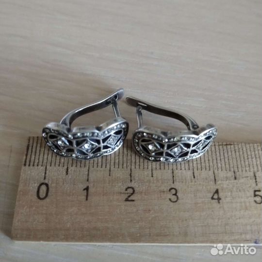 Серебряные серьги