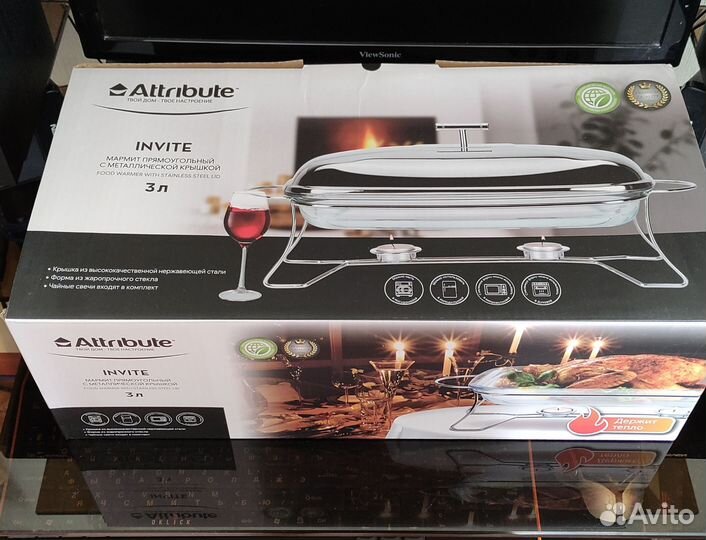 Огнеупорное стекло для печи с мармитом и крышкой