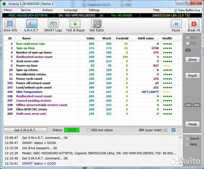 HDD WD 3TB Western digital